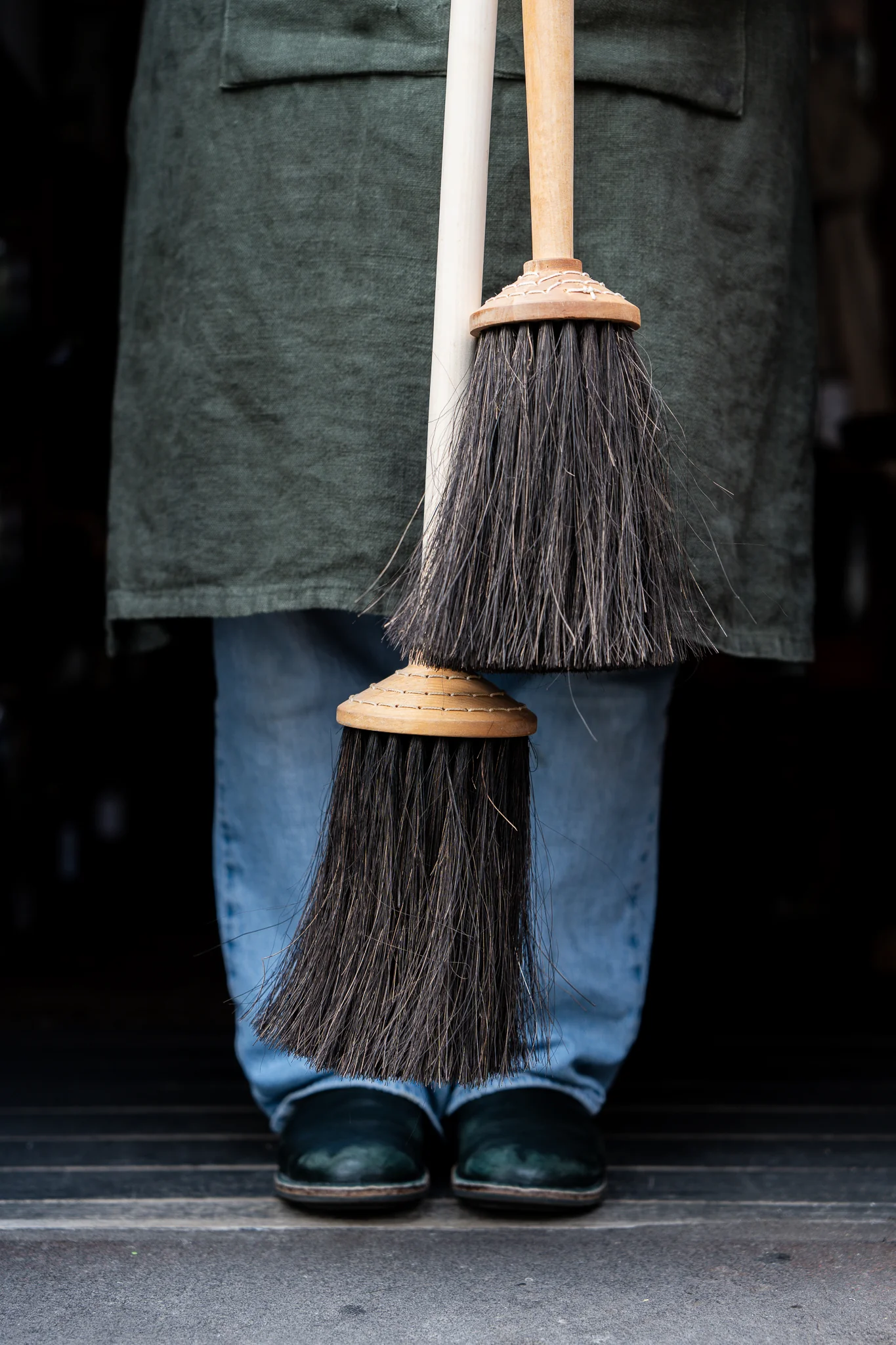 Iris Hantverk Arenga Fibre Porch Broom - Thumbnail 4